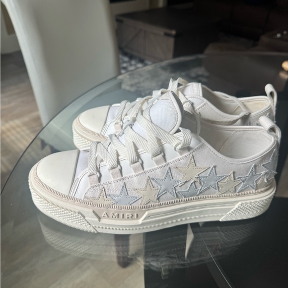 AMIRI White Star-Detail Women's Sneakers